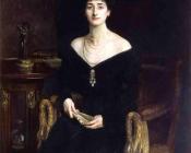 约翰辛格萨金特 - Portrait of Mrs Ernest G Raphael, nee Florence Cecilia Sassoon
